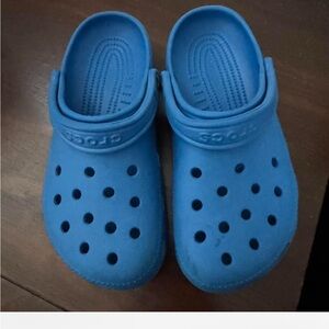 Blue crocs - women 7, men 5